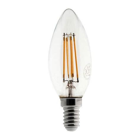 Elexity Ampoule Led Filament Flamme 4W E14 2700K 400 Lumens