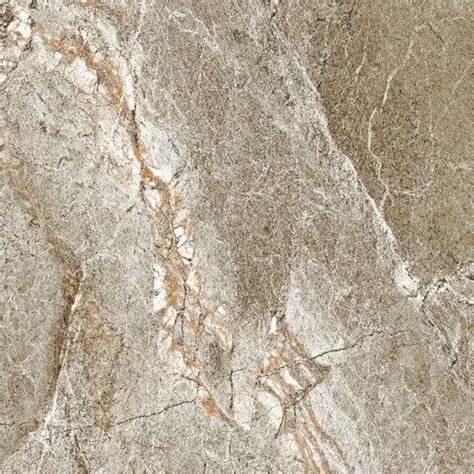 Porcelain Gloss Brown Vitrified Tiles Thickness 8 10 Mm Size