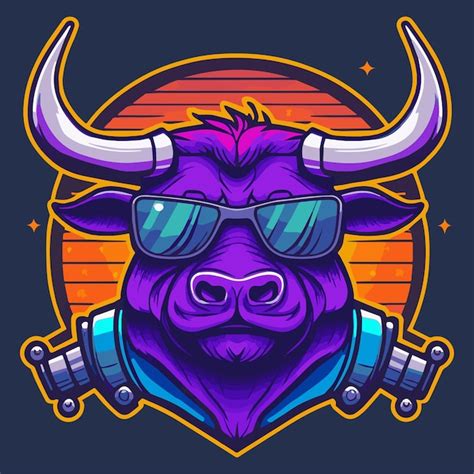 Premium Vector Bull Head Logo Concept Buffalo Mascot Illustration