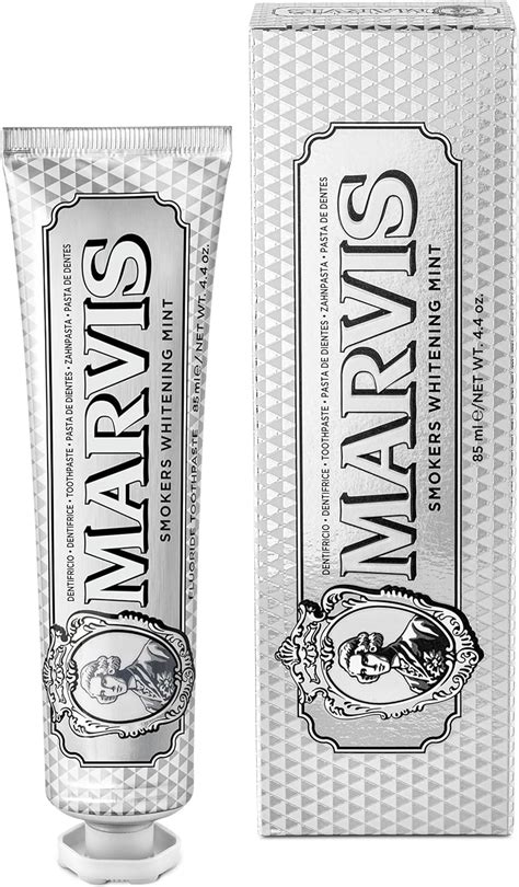 Marvis Smokers Whitening Mint 85 mL Beyazlatıcı Diş Macunu Amazon tr