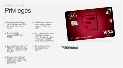 How To Apply For IDFC First Select Lifetime Free Credit Card HiTricks