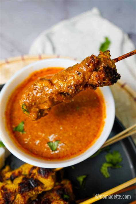 The BEST, Authentic Satay Peanut Sauce | Kuah Kacang - Nomadette