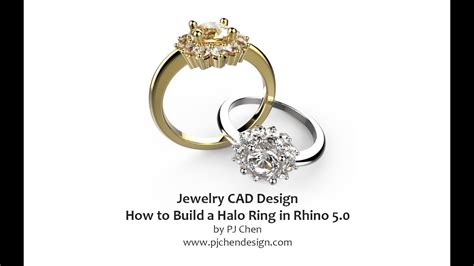 Jewelry CAD Design Tutorial 11 How To Build Halo Ring Model In Rhino