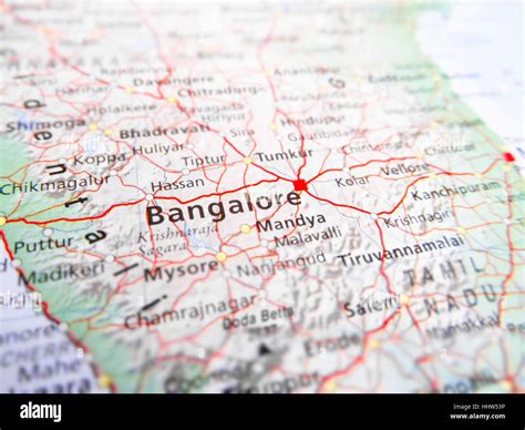 Bangalore In India Political Map