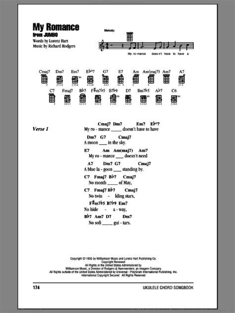 My Romance Sheet Music For Ukulele Chords Pdf