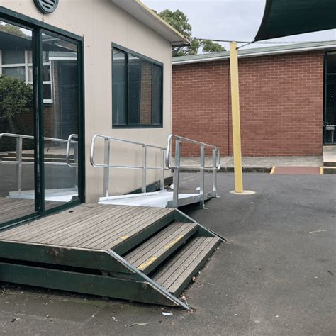 Pvi Ontrac Wheelchair Access Ramp With Handrails 385kg Capacity Ramp