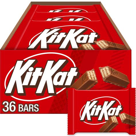 Kit Kat Milk Chocolate Wafer Candy Bars 15 Oz 36 Count Packaging