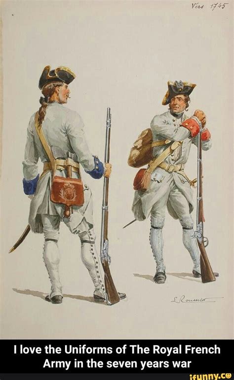 I Love The Uniforms Of The Royal French Army In The Seven Years War I