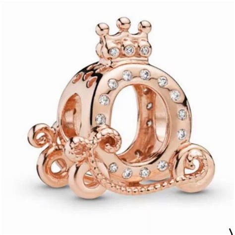 NEWRosegold Carriage DIY Charm Bead Rose Gold Jewelry Pandora