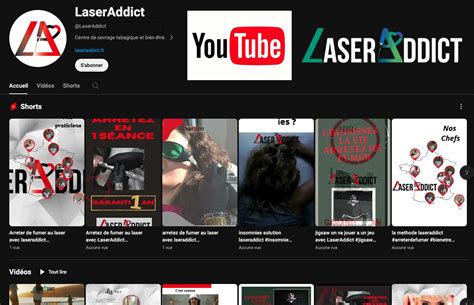LaserAddict lance sa chaîne YouTube
