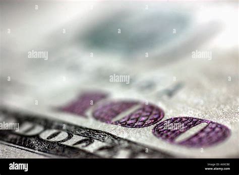 Us 100 Bill Detail Stock Photo Alamy