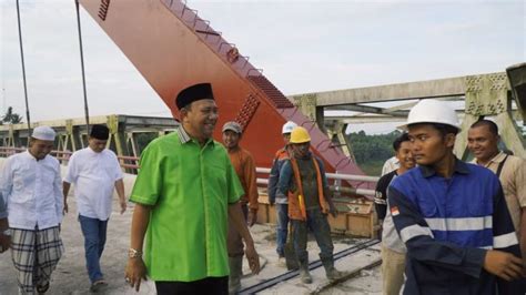 H Lebaran Jembatan Wampu Dioperasikan Syah Afandin Berterimakasih Ke