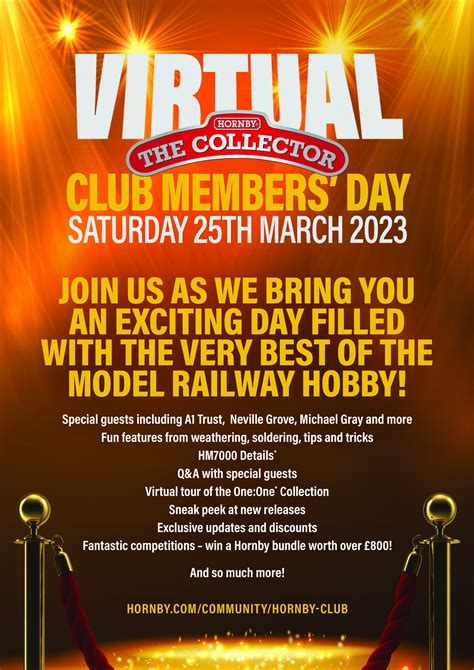 Hornby hosts virtual Collector Club Members' Day