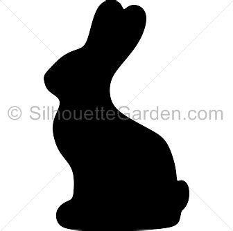 Chocolate Bunny Silhouette - Free Clip Art, Printable, and Vector Downloads