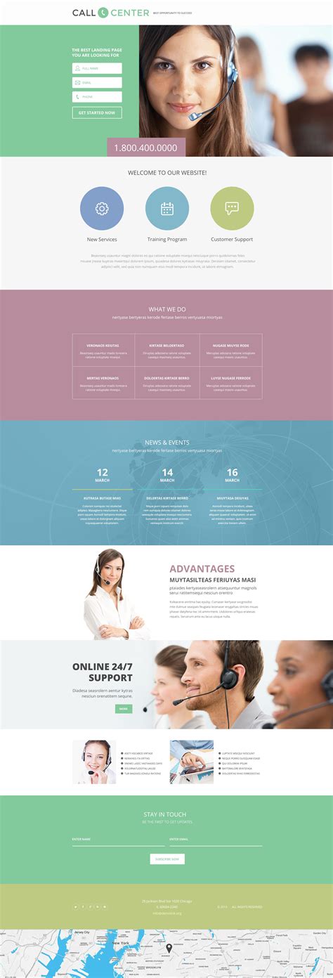 Call Center Templates Archives - Page 3 of 3 - Zemez HTML