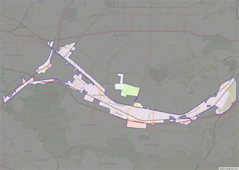 Map of Industry city, California - Thong Thai Real