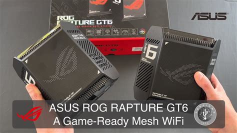 Asus Rog Rapture Gt The Ultimate Gaming Mesh Wifi System Youtube