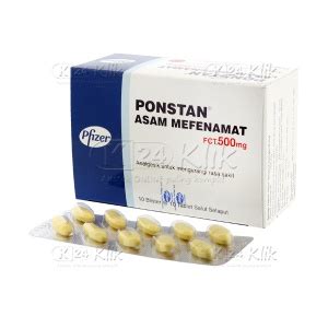 Ponstan Mg Tablet Manfaat Dosis Efek Samping