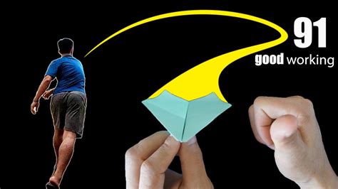 Tutorial How To Make A Boomerang Paper Airplane Ver That S