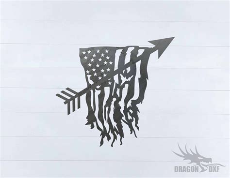 Tattered Flag Design 27 Dxf Download — Dragondxf