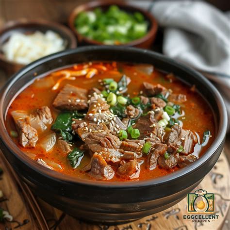 Korean Spicy Beef Soup Yukgaejang