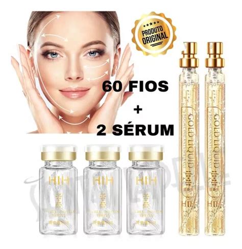 Kit Lifting N O Invasivo Fios Fibro Na Seda S Rum Gold Frete Gr Tis