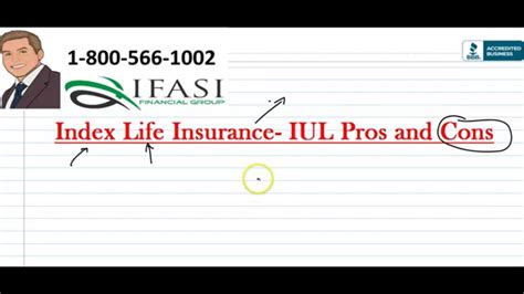 Indexed Universal Life Insurance Pros And Cons Index Universal Life