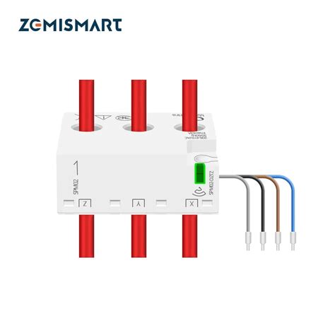 Zemismart Tuya Zigbee Wifi 3 phasen energiezähler Stromüberwachung