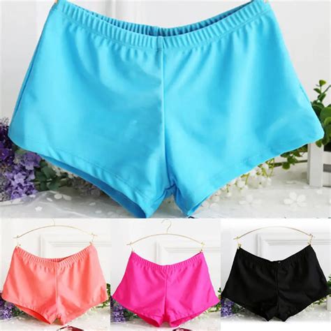 Swimming Bikini Women Swimsuit Swimwear Boxer Trunks Pants Trunks