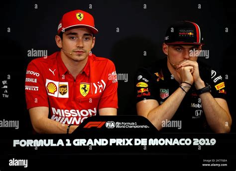 Charles Leclerc And Max Verstappen Stock Photo Alamy