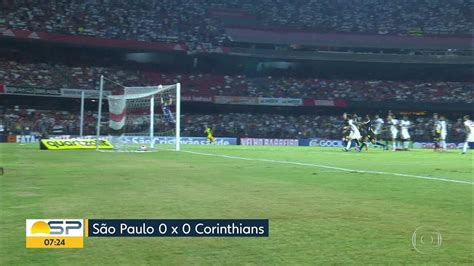 Vídeo São Paulo e Corinthians empatam em clássico sem gols Bom dia