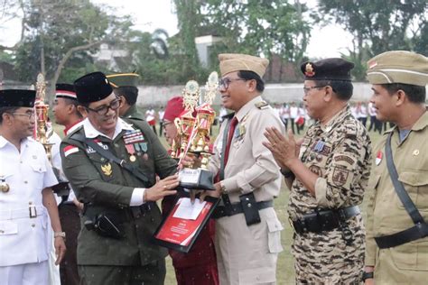 Upacara Penurunan Bendera Hut Kemerdekaan Ri Ke Tabanan Dirangkaikan