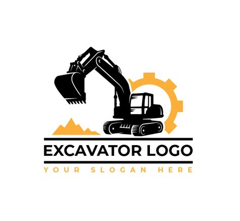 Excavator Truck Logo And Business Card Template The Design Love