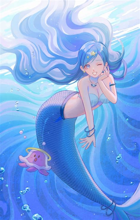 Houshou Hanon Mermaid Melody Pichi Pichi Pitch Drawn By