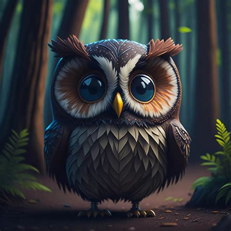 Download Ai Generated Owl Bird Royalty Free Stock Illustration Image