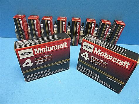 6 MOTORCRAFT Spark Plugs SP412 AGSF24N OEM FOR FORD Ranger Mustang ...