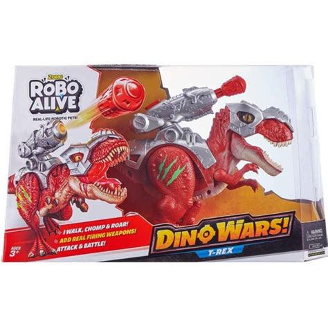 Jual READY ZURU ROBO ALIVE DINO WARS STEGOSAURUS T REX ACTION FIGURE