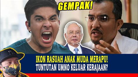 Panas Ikon Rasuah Anak Muda Merapu Tuntutan Umno Keluar Kerajaan