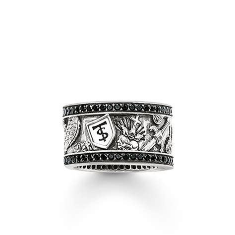 Thomas Sabo Sterling Silver Rebel At Heart Eternityring Schwert