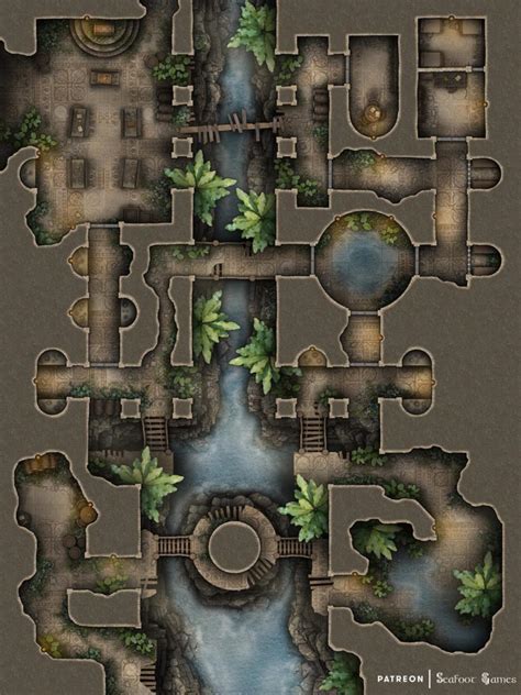 Free D D Battlemap Raiders Ruined Temple Of The Lost Ark