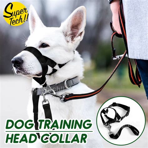 Dog Training Head Collar Halter Stop Pulling Training Tool Harness