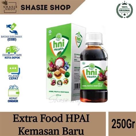 Hpai Extra Food 250 Gr Suplemen Makanan Ekstrak Buah Dan Sayuran