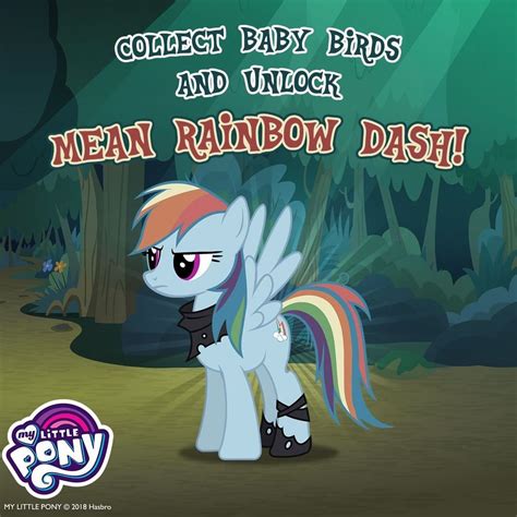 Safe Gameloft Mean Rainbow Dash Pegasus Pony Official