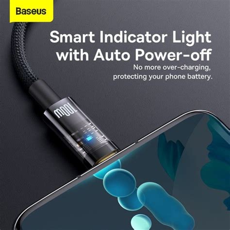 Baseus Explorer Series Auto Power Off Fast Charging Usb To C W M