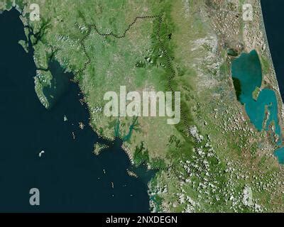 Trang Province Of Thailand High Resolution Satellite Map Locations