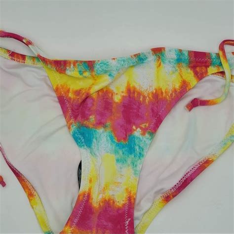 Volcom Swim Volcom Swimsuit Bottoms String Bikini Tie Dye Poshmark