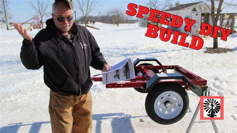 Harbor Freight Mini Utility Trailer Diy Build Youtube