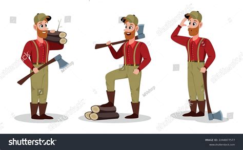 4+ Thousand Cartoon Woodcutter Royalty-Free Images, Stock Photos ...