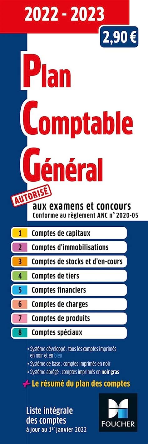 Plan comptable général PCG 2022 2023 Foucher Amazon de Bücher