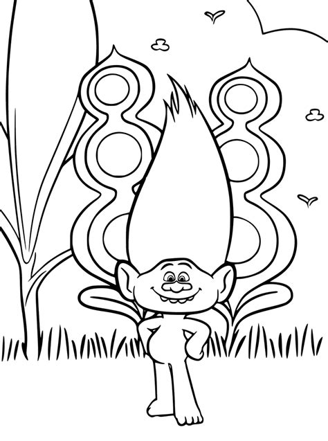 Trolls Coloring Pages Printable Coloring Pages